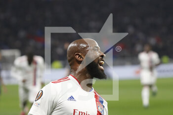 2022-03-17 - Moussa DEMBELE of Lyon celebrate a goal during the UEFA Europa League, Round of 16, 2nd leg football match between Olympique Lyonnais (Lyon) and FC Porto on March 17, 2022 at Groupama stadium in Decines-Charpieu near Lyon, France - OLYMPIQUE LYONNAIS (LYON, OL) VS FC PORTO - UEFA EUROPA LEAGUE - SOCCER