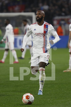 2022-03-17 - Moussa DEMBELE of Lyon during the UEFA Europa League, Round of 16, 2nd leg football match between Olympique Lyonnais (Lyon) and FC Porto on March 17, 2022 at Groupama stadium in Decines-Charpieu near Lyon, France - OLYMPIQUE LYONNAIS (LYON, OL) VS FC PORTO - UEFA EUROPA LEAGUE - SOCCER
