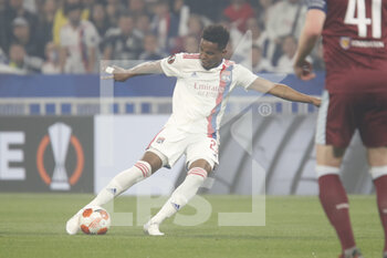 2022-04-14 - Thiago MENDES of Lyon during the UEFA Europa League, Quarter-finals, 2nd leg football match between Olympique Lyonnais (Lyon) and West Ham United on April 14, 2022 at Groupama stadium in Decines-Charpieu near Lyon, France - OLYMPIQUE LYONNAIS (LYON) VS WEST HAM UNITED - UEFA EUROPA LEAGUE - SOCCER