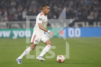 2022-04-14 - Malo GUSTO of Lyon during the UEFA Europa League, Quarter-finals, 2nd leg football match between Olympique Lyonnais (Lyon) and West Ham United on April 14, 2022 at Groupama stadium in Decines-Charpieu near Lyon, France - OLYMPIQUE LYONNAIS (LYON) VS WEST HAM UNITED - UEFA EUROPA LEAGUE - SOCCER