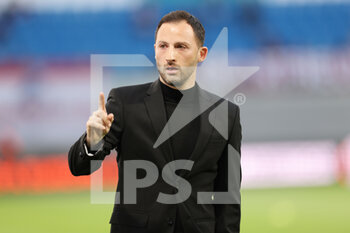 2022-04-28 - Coach Domenico Tedesco (RB Leipzig) during the UEFA Europa League, Semi-finals, 1st leg football match between RB Leipzig and Rangers FC on April 28, 2022 at the Red Bull Arena in Leipzig, Germany - RB LEIPZIG VS RANGERS FC - UEFA EUROPA LEAGUE - SOCCER