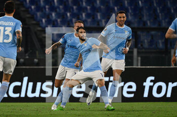 2022-09-08 - Luis Alberto (SS Lazio) celebrates after scoring goal 1-0 during the UEFA Europa League 2022-2023 football match between SS Lazio and Feyenoord at The Olympic Stadium in Rome on 08 September 2022. - SS LAZIO VS FEYENOORD - UEFA EUROPA LEAGUE - SOCCER