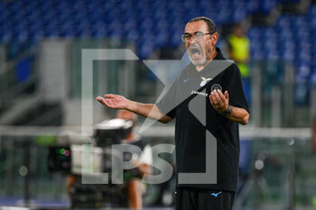2022-09-08 - Maurizio Sarri coach (SS Lazio) during the UEFA Europa League 2022-2023 football match between SS Lazio and Feyenoord at The Olympic Stadium in Rome on 08 September 2022. - SS LAZIO VS FEYENOORD - UEFA EUROPA LEAGUE - SOCCER