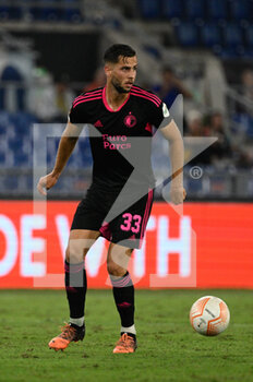2022-09-08 - David Hancko (Feyenoord)  during the UEFA Europa League 2022-2023 football match between SS Lazio and Feyenoord at The Olympic Stadium in Rome on 08 September 2022. - SS LAZIO VS FEYENOORD - UEFA EUROPA LEAGUE - SOCCER