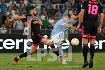 2022-09-08 - Matteo Cancellieri (SS Lazio) during the UEFA Europa League 2022-2023 football match between SS Lazio and Feyenoord at The Olympic Stadium in Rome on 08 September 2022. - SS LAZIO VS FEYENOORD - UEFA EUROPA LEAGUE - SOCCER