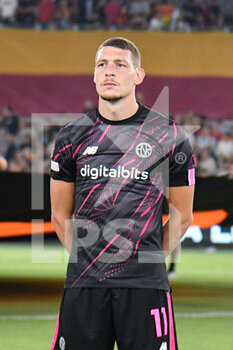 2022-09-15 - Andrea Belotti (AS Roma) during the UEFA Europa League 2022-2023 football match between AS Roma and HJK Helsinki at The Olympic Stadium in Rome on September 15, 2022. - AS ROMA VS HJK HELSINKI - UEFA EUROPA LEAGUE - SOCCER