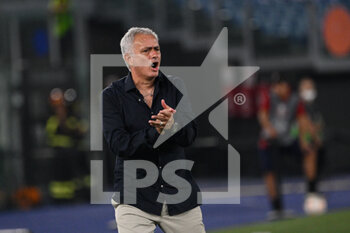 2022-09-15 - Jose’ Mourinho coach (AS Roma) during the UEFA Europa League 2022-2023 football match between AS Roma and HJK Helsinki at The Olympic Stadium in Rome on September 15, 2022. - AS ROMA VS HJK HELSINKI - UEFA EUROPA LEAGUE - SOCCER