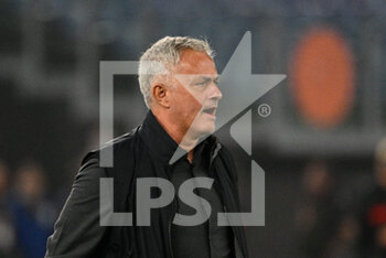 2022-11-03 - Jose’ Mourinho coach (AS Roma) during the UEFA Europa League 2022-2023 football match between AS Roma and PFC Ludogorets at The Olympic Stadium in Rome on November 03, 2022. - AS ROMA VS PFC LUDOGORETS - UEFA EUROPA LEAGUE - SOCCER