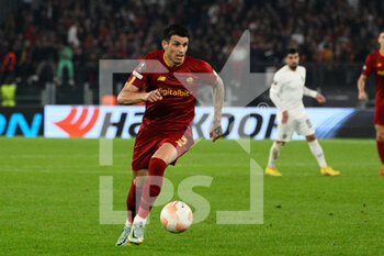 2022-11-03 - Roger Ibanez (AS Roma) during the UEFA Europa League 2022-2023 football match between AS Roma and PFC Ludogorets at The Olympic Stadium in Rome on November 03, 2022. - AS ROMA VS PFC LUDOGORETS - UEFA EUROPA LEAGUE - SOCCER