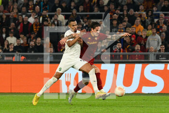 2022-11-03 - Nicolo' Zaniolo (AS Roma) during the UEFA Europa League 2022-2023 football match between AS Roma and PFC Ludogorets at The Olympic Stadium in Rome on November 03, 2022. - AS ROMA VS PFC LUDOGORETS - UEFA EUROPA LEAGUE - SOCCER