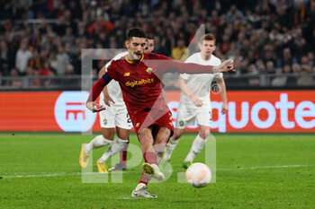 2022-11-03 - Lorenzo Pellegrini (AS Roma) goal 2-1 during the UEFA Europa League 2022-2023 football match between AS Roma and PFC Ludogorets at The Olympic Stadium in Rome on November 03, 2022. - AS ROMA VS PFC LUDOGORETS - UEFA EUROPA LEAGUE - SOCCER