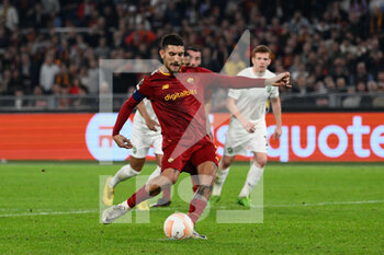 2022-11-03 - Lorenzo Pellegrini (AS Roma) goal 1-2 during the UEFA Europa League 2022-2023 football match between AS Roma and PFC Ludogorets at The Olympic Stadium in Rome on November 03, 2022. - AS ROMA VS PFC LUDOGORETS - UEFA EUROPA LEAGUE - SOCCER