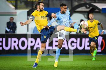 2022-09-15 - Christian BURGESS of Royale Union Saint Gilloise and Isaac KIESE THELIN of Malmo during the UEFA Europa League, Group D football match between Royale Union Saint Gilloise and Malmo FF on September 15, 2022 at The King Power At Den Dreef Stadium in Louvain, Belgium - FOOTBALL - EUROPA LEAGUE - SAINT GILLOISE V MALMO - UEFA EUROPA LEAGUE - SOCCER