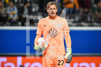 2022-09-15 - Johan DAHLIN of Malmo during the UEFA Europa League, Group D football match between Royale Union Saint Gilloise and Malmo FF on September 15, 2022 at The King Power At Den Dreef Stadium in Louvain, Belgium - FOOTBALL - EUROPA LEAGUE - SAINT GILLOISE V MALMO - UEFA EUROPA LEAGUE - SOCCER