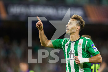 2022-09-15 - Sergio Canales of Real Betis celebrates a goal during the UEFA Europa League, Group C, match between Real Betis an Ludogorets at Benito Villamarin Stadium on September 15, 2022 in Sevilla, Spain. Photo Joaquin Corchero / SpainDPPI / DPPI - FOOTBALL - EUORPA LEAGUE - REAL BETIS V LUDOGORETS - UEFA EUROPA LEAGUE - SOCCER
