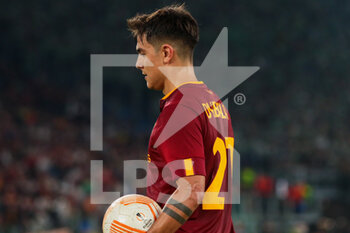06/10/2022 - Roma, Italy 6th October 2022: Paulo Dybala of AS Roma gestures during the UEFA Europa League 202223 football match between AS Roma vs Real Betis at the Olimpico stadium - UEFA EUROPA LEAGUE 2022/23 FOOTBALL MATCH AS ROMA VS REAL BETIS - UEFA EUROPA LEAGUE - CALCIO