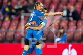06/10/2022 - Xavi Simons of PSV Eindhoven celebrates his goal 0-4 with Cody Gakpo during the UEFA Europa League, Group A football match between FC Zurich and PSV Eindhoven on October 6, 2022 at Stadion Letzigrund in Zurich, Switzerland - FOOTBALL - EUROPA LEAGUE - FC ZURICH V PSV EINDHOVEN - UEFA EUROPA LEAGUE - CALCIO