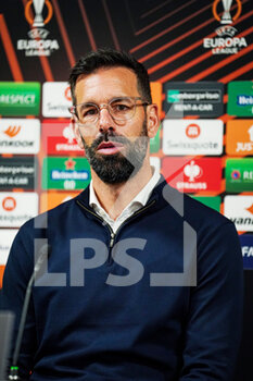 06/10/2022 - Coach Ruud Van Nistelrooy of PSV during the Press Conference following the UEFA Europa League, Group A football match between FC Zurich and PSV Eindhoven on October 6, 2022 at Stadion Letzigrund in Zurich, Switzerland - FOOTBALL - EUROPA LEAGUE - FC ZURICH V PSV EINDHOVEN - UEFA EUROPA LEAGUE - CALCIO