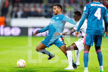 06/10/2022 - Quinten Timber of Feyenoord, Pione Sisto of Midtjylland during the UEFA Europa League, Group F football match between FC Midtjylland and Feyenoord on October 6, 2022 at Messecenter Herning Arena in Herning, Denmark - FOOTBALL - EUROPA LEAGUE - MIDTJYLLAND V FEYENOORD - UEFA EUROPA LEAGUE - CALCIO