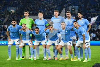 2022-10-13 - SS Lazio team during the UEFA Europa League 2022-2023 football match between SS Lazio and Sturm Graz at The Olympic Stadium in Rome on 13 October 2022. - SS LAZIO VS STURM GRAZ - UEFA EUROPA LEAGUE - SOCCER