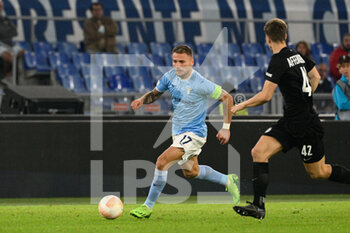 2022-10-13 - Ciro Immobile (SS Lazio) during the UEFA Europa League 2022-2023 football match between SS Lazio and Sturm Graz at The Olympic Stadium in Rome on 13 October 2022. - SS LAZIO VS STURM GRAZ - UEFA EUROPA LEAGUE - SOCCER