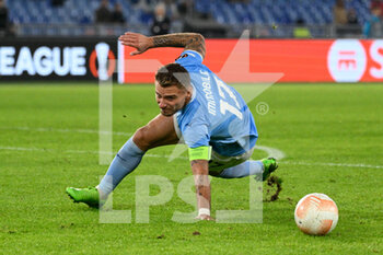 2022-10-13 - Ciro Immobile (SS Lazio) during the UEFA Europa League 2022-2023 football match between SS Lazio and Sturm Graz at The Olympic Stadium in Rome on 13 October 2022. - SS LAZIO VS STURM GRAZ - UEFA EUROPA LEAGUE - SOCCER