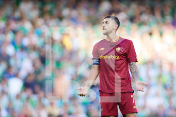 2022-10-13 - Lorenzo Pellegrini of AS Roma during the UEFA Europa League, Group C football match between Real Betis and AS Roma on October 13, 2022 at Benito Villamarin Stadium in Sevilla, Spain - FOOTBALL - EUROPA LEAGUE - REAL BETIS V AS ROMA - UEFA EUROPA LEAGUE - SOCCER