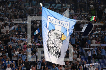 2022-10-27 - SS Lazio fans during the UEFA Europa League 2022-2023 football match between SS Lazio and FC Midtjylland at The Olympic Stadium in Rome on 27 October 2022. - SS LAZIO VS FC MIDTJYLLAND - UEFA EUROPA LEAGUE - SOCCER