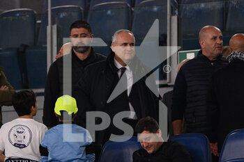 2022-10-27 - Claudio Lotito during the UEFA Europa League 2022-2023 football match between SS Lazio and FC Midtjylland at The Olympic Stadium in Rome on 27 October 2022. - SS LAZIO VS FC MIDTJYLLAND - UEFA EUROPA LEAGUE - SOCCER