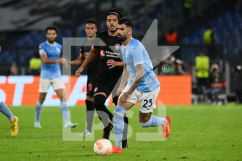 2022-10-27 - Elseid Hysaj (SS Lazio) during the UEFA Europa League 2022-2023 football match between SS Lazio and FC Midtjylland at The Olympic Stadium in Rome on 27 October 2022. - SS LAZIO VS FC MIDTJYLLAND - UEFA EUROPA LEAGUE - SOCCER