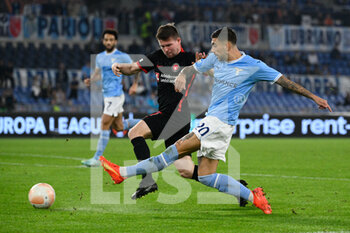 2022-10-27 - Mattia Zaccagni (SS Lazio) during the UEFA Europa League 2022-2023 football match between SS Lazio and FC Midtjylland at The Olympic Stadium in Rome on 27 October 2022. - SS LAZIO VS FC MIDTJYLLAND - UEFA EUROPA LEAGUE - SOCCER