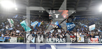 2022-10-27 - SS Lazio fans during the UEFA Europa League 2022-2023 football match between SS Lazio and FC Midtjylland at The Olympic Stadium in Rome on 27 October 2022. - SS LAZIO VS FC MIDTJYLLAND - UEFA EUROPA LEAGUE - SOCCER
