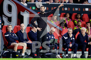 2022-10-27 - Coach Ruud van Nistelrooy of PSV Eindhoven during the UEFA Europa League, Group A football match between PSV Eindhoven and Arsenal FC on October 27, 2022 at Philips Stadion in Eindhoven, Netherlands - FOOTBALL - EUROPA LEAGUE - PSV V ARSENAL - UEFA EUROPA LEAGUE - SOCCER