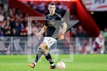 2022-10-27 - Granit Xhaka of Arsenal during the UEFA Europa League, Group A football match between PSV Eindhoven and Arsenal FC on October 27, 2022 at Philips Stadion in Eindhoven, Netherlands - FOOTBALL - EUROPA LEAGUE - PSV V ARSENAL - UEFA EUROPA LEAGUE - SOCCER