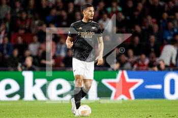 2022-10-27 - William Sallba of Arsenal during the UEFA Europa League, Group A football match between PSV Eindhoven and Arsenal FC on October 27, 2022 at Philips Stadion in Eindhoven, Netherlands - FOOTBALL - EUROPA LEAGUE - PSV V ARSENAL - UEFA EUROPA LEAGUE - SOCCER