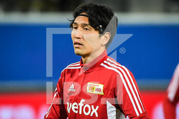 2022-11-03 - Genki HARAGUCHI of Union Berlin during the UEFA Europa League, Group D football match between Royale Union Saint-Gilloise and 1. FC Union Berlin on November 3, 2022 at King Power at Den Dreef in Leuven, Belgium - FOOTBALL - EUROPA LEAGUE - UNION SAINT GILLOISE V UNION BERLIN - UEFA EUROPA LEAGUE - SOCCER
