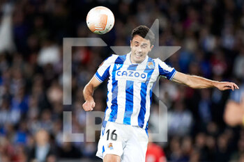 2022-11-03 - Ander Guevara of Real Sociedad during the UEFA Europa League, Group E football match between Real Sociedad and Manchester United on November 3, 2022 at Reale Arena in San Sebastian, Spain - FOOTBALL - EUROPA LEAGUE - REAL SOCIEDAD V MANCHESTER UNITED - UEFA EUROPA LEAGUE - SOCCER