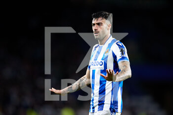 2022-11-03 - Diego Rico of Real Sociedad during the UEFA Europa League, Group E football match between Real Sociedad and Manchester United on November 3, 2022 at Reale Arena in San Sebastian, Spain - FOOTBALL - EUROPA LEAGUE - REAL SOCIEDAD V MANCHESTER UNITED - UEFA EUROPA LEAGUE - SOCCER