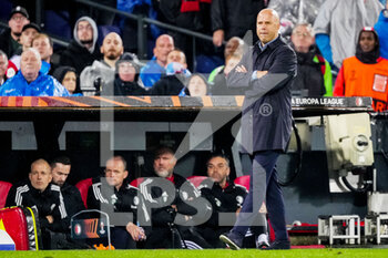2022-11-03 - Coach Arne Slot of Feyenoord during the UEFA Europa League, Group F football match between Feyenoord and SS Lazio on November 3, 2022 at Stadion Feijenoord in Rotterdam, Netherlands - FOOTBALL - EUROPA LEAGUE - FEYENOORD V LAZIO - UEFA EUROPA LEAGUE - SOCCER