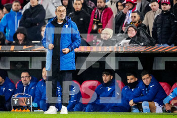2022-11-03 - Coach Maurizio Sarri of SS Lazio during the UEFA Europa League, Group F football match between Feyenoord and SS Lazio on November 3, 2022 at Stadion Feijenoord in Rotterdam, Netherlands - FOOTBALL - EUROPA LEAGUE - FEYENOORD V LAZIO - UEFA EUROPA LEAGUE - SOCCER