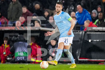 2022-11-03 - Sergej Milinkovic-Savic of SS Lazio during the UEFA Europa League, Group F football match between Feyenoord and SS Lazio on November 3, 2022 at Stadion Feijenoord in Rotterdam, Netherlands - FOOTBALL - EUROPA LEAGUE - FEYENOORD V LAZIO - UEFA EUROPA LEAGUE - SOCCER