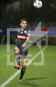 2022-01-02 - Ruben Aguilar of Monaco during the French Cup, round of 32, football match between Quevilly Rouen Metropole (QRM) and AS Monaco (ASM) on January 2, 2022 at Stade Robert Diochon in Le Petit-Quevilly near Rouen, France - QUEVILLY ROUEN METROPOLE (QRM) VS AS MONACO (ASM) - FRENCH CUP - SOCCER