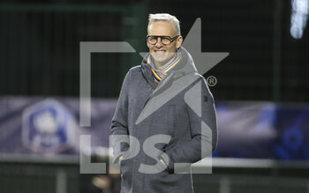 2022-01-02 - Bruno Irles, coach of QRM during the French Cup, round of 32, football match between Quevilly Rouen Metropole (QRM) and AS Monaco (ASM) on January 2, 2022 at Stade Robert Diochon in Le Petit-Quevilly near Rouen, France - QUEVILLY ROUEN METROPOLE (QRM) VS AS MONACO (ASM) - FRENCH CUP - SOCCER