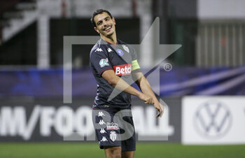 2022-01-02 - Wissam Ben Yedder of Monaco during the French Cup, round of 32, football match between Quevilly Rouen Metropole (QRM) and AS Monaco (ASM) on January 2, 2022 at Stade Robert Diochon in Le Petit-Quevilly near Rouen, France - QUEVILLY ROUEN METROPOLE (QRM) VS AS MONACO (ASM) - FRENCH CUP - SOCCER