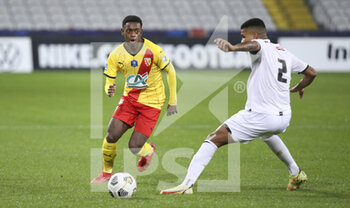 2022-01-04 - David Pereira Da Costa of Lens during the French Cup, round of 32, football match between RC Lens (RCL) and Lille OSC (LOSC) on January 4, 2022 at Stade Bollaert-Delelis in Lens, France - RC LENS (RCL) VS LILLE OSC (LOSC) - FRENCH CUP - SOCCER