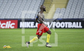 2022-01-04 - Seko Fofana of Lens celebrates his goal tying the game at the last minute during the French Cup, round of 32, football match between RC Lens (RCL) and Lille OSC (LOSC) on January 4, 2022 at Stade Bollaert-Delelis in Lens, France - RC LENS (RCL) VS LILLE OSC (LOSC) - FRENCH CUP - SOCCER