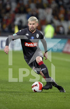 2022-01-30 - Caio Henrique of Monaco during the French Cup, round of 16 football match between RC Lens and AS Monaco on January 30, 2022 at Stade Bollaert-Delelis in Lens, France - RC LENS VS AS MONACO - FRENCH CUP - SOCCER