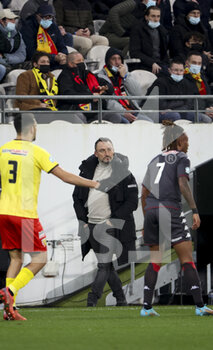 2022-01-30 - Coach of RC Lens Franck Haise during the French Cup, round of 16 football match between RC Lens and AS Monaco on January 30, 2022 at Stade Bollaert-Delelis in Lens, France - RC LENS VS AS MONACO - FRENCH CUP - SOCCER