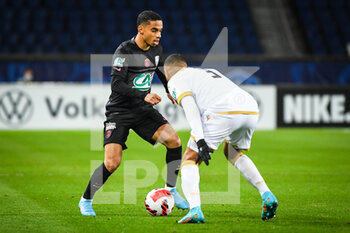 31/01/2022 - Colin DAGBA of PSG during the French Cup, round of 16 football match between Paris Saint-Germain and OGC Nice on January 31, 2022 at Parc des Princes stadium in Paris, France - PARIS SAINT-GERMAIN VS OGC NICE - FRENCH CUP - CALCIO