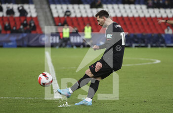 31/01/2022 - Lionel Messi of PSG during the French Cup, round of 16 football match between Paris Saint-Germain and OGC Nice on January 31, 2022 at Parc des Princes stadium in Paris, France - PARIS SAINT-GERMAIN VS OGC NICE - FRENCH CUP - CALCIO